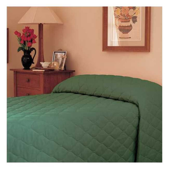 Martex Bedspread,102 in L,Forest Green Mainspread