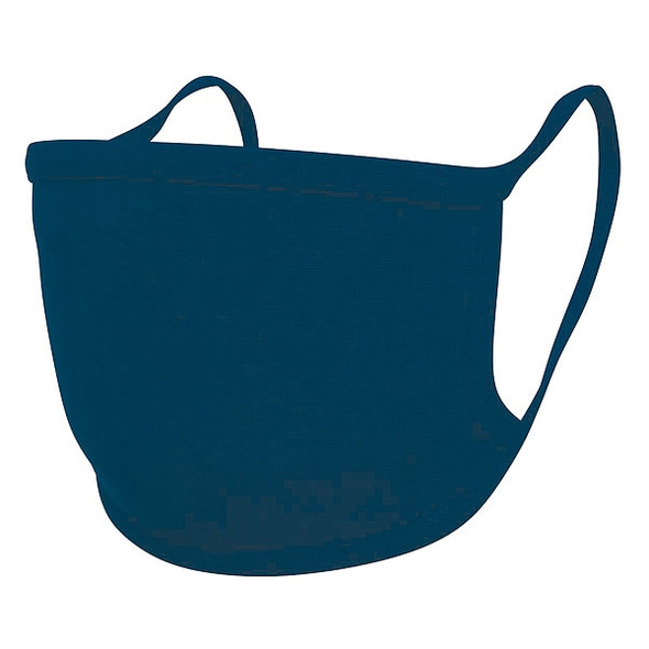 International Enviroguard Reusable Face Mask, 3-Ply, None, Navy, Universal, 10 PK 2904N-PK