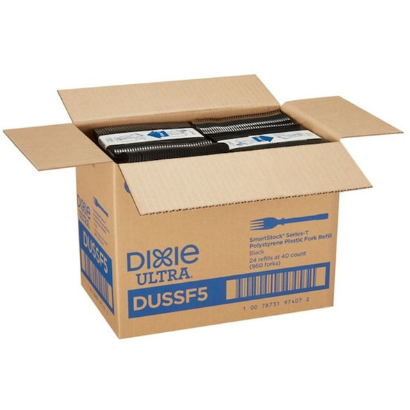 Dixie Fork,Black,Series T,Dixie,DUSSF5,PK960 DUSSF5