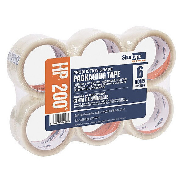 Shurtape Carton Tape,Clear,48mm x 50m,PK36 250141
