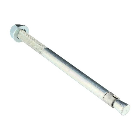 SUP-R-STUD + Wedge Anchor, 3/4" Dia., 12" L, Steel Zinc Plated, 5 PK