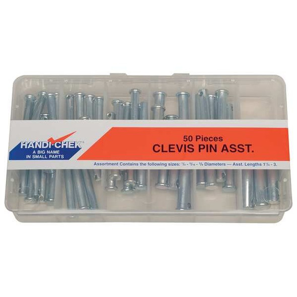 Itw Bee Leitzke Clevis Pin Kit,50 Pcs,21 Szs WWG-DISP-CLP050