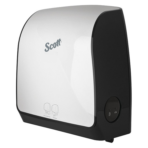 Pro Automatic Hard Roll Towel Dispenser, White, use Blue Core Towels, 12.66" x 16.44" x 9.18", Qty 1