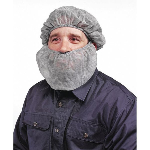 National Safety Apparel Hairnet, Nomex, 11 in Dia., Gray, Universal H01NYHN