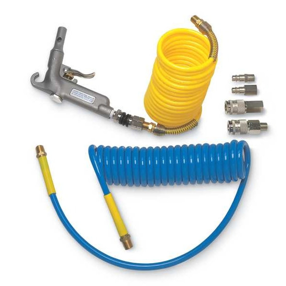 Guardair 3/8" x 12 ft Polyurethane Air Hose Blue 38X12B04