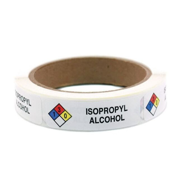 Roll Products HMIG Label, 3/4 in H, 4 in W, LithoPaper, PK250 163-0012