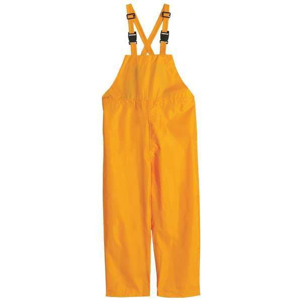 3-Piece Rainsuit with Detachable Hood, Polyester, PVC, 150 den Thick, Detachable, Yellow, 2XL