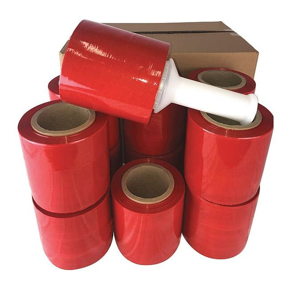 Manufacturer Varies Stretch Wrap, 80 ga, Pink, Standard Duty PSD58010