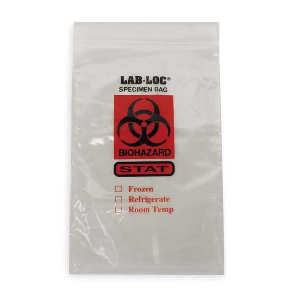 Manufacturer Varies Specimen Transfer Bag,6 In. W,PK1000 LAB20609STAT