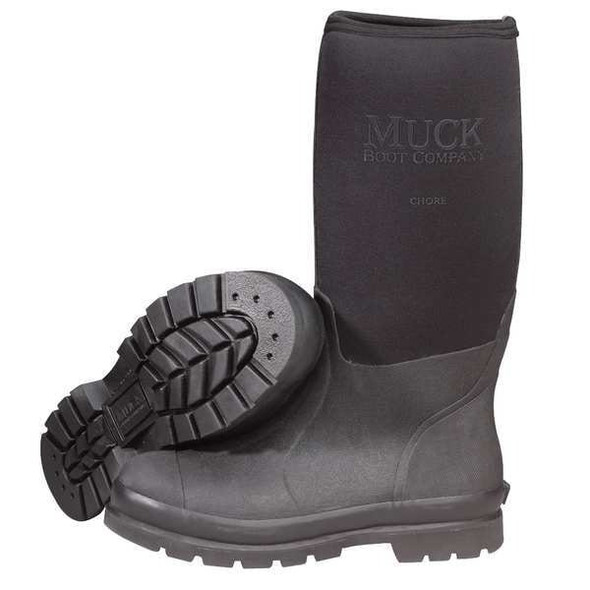 Muck Boot Co Men's Rubber Boot, 13 Steel Toe, 16" H, Black, CHS-000A CHS-000A/13