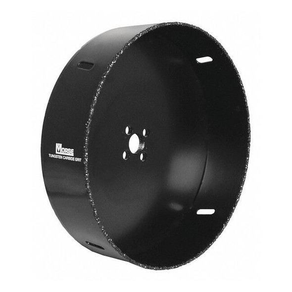 Morse Hole Saw,Diameter:6 3/8",Carbide Grit MHSG104
