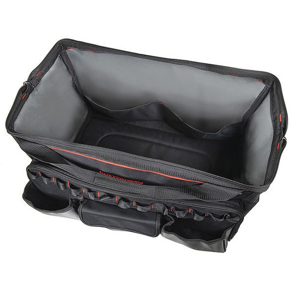 Westward Tool Bag, Black, Polyester, 11 Pockets 32PJ40