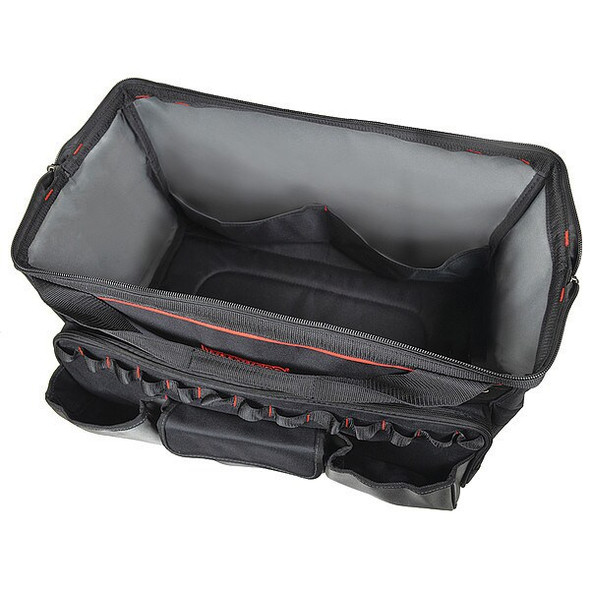 Westward Tool Bag, Black, Polyester, 11 Pockets 32PJ40