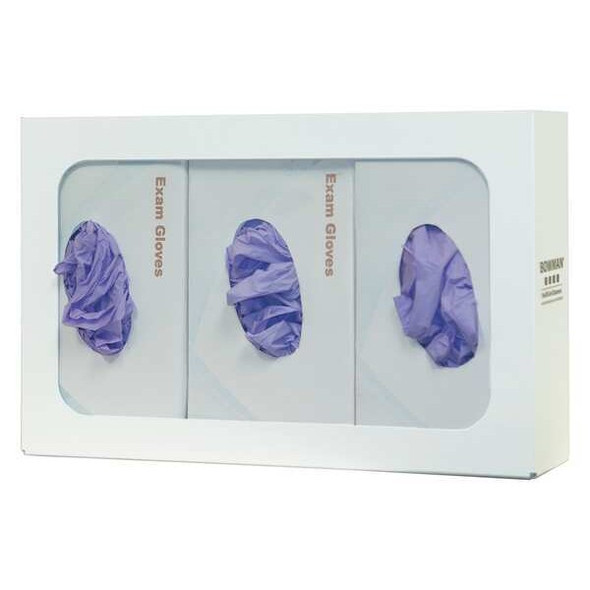 Bowman Dispensers Glove Box Dispenser,3 Boxes GB-003 Bowman Dispensers Glove Box Dispenser,3 Boxes GB-003