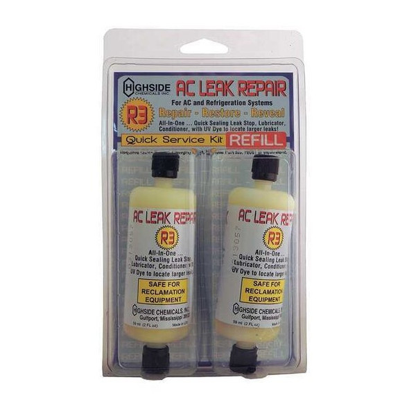 Highside Chemicals Refrigerant Leak Sealant, 2 oz, PK2 HS60022