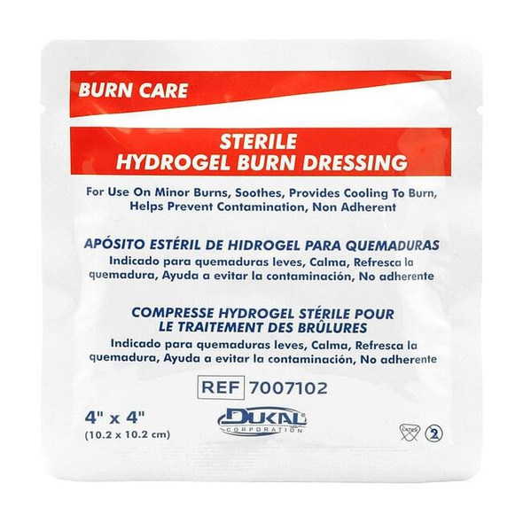 Burnaid Burn Dressing, Sterile, White, PK10 30612