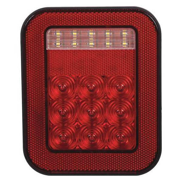 Maxxima Stop/Turn/Tail Light,Red,1-13/32" D M42221