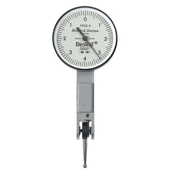 Tesa Brown & Sharpe Dial Test Indicator,Vert,0 to 0.0001 In 599-7023-6