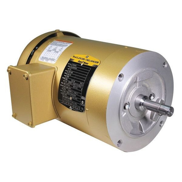 Three-Phase General Purpose Motor, 1 1/2 HP, 56C Frame, 208-230/460V AC Voltage