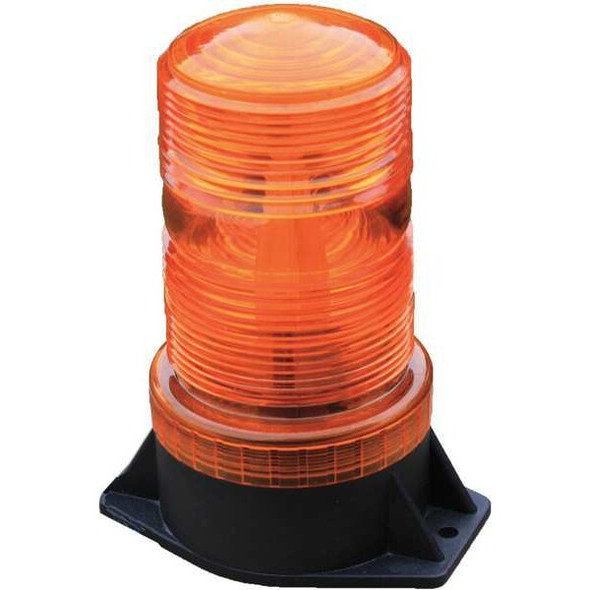 Railhead Gear Warning Strobe, Amber, LED, 12 to 90VDC, Depth: 4 in M490-LED DCA