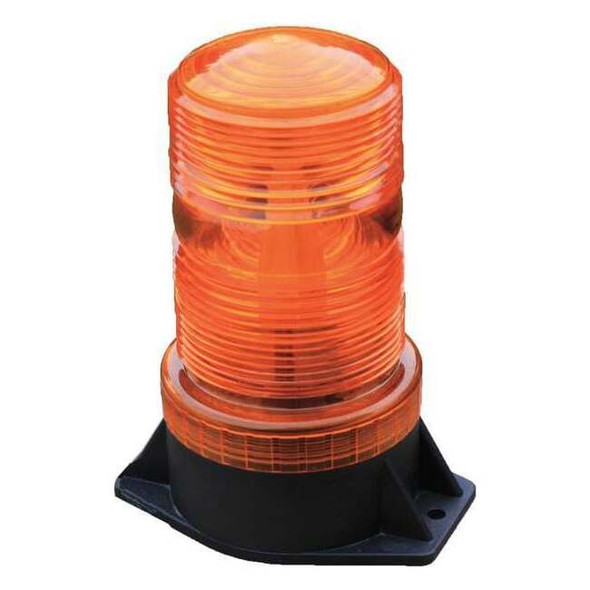 Railhead Gear Warning Strobe, Amber, LED, 12 to 90VDC, Depth: 4 in M490-LED DCA