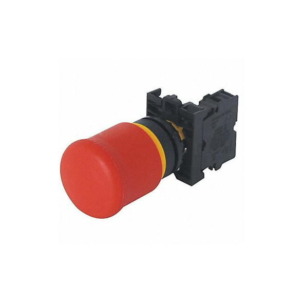 Eaton EmergencyStopPushButton,NonIllum,Red,1NC M22-PV-K01