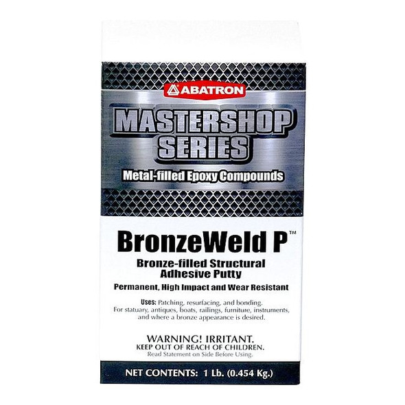 Abatron Putty, 1 lb Container Size, Pail, BronzeWeld-P, Bronze BZWP1#