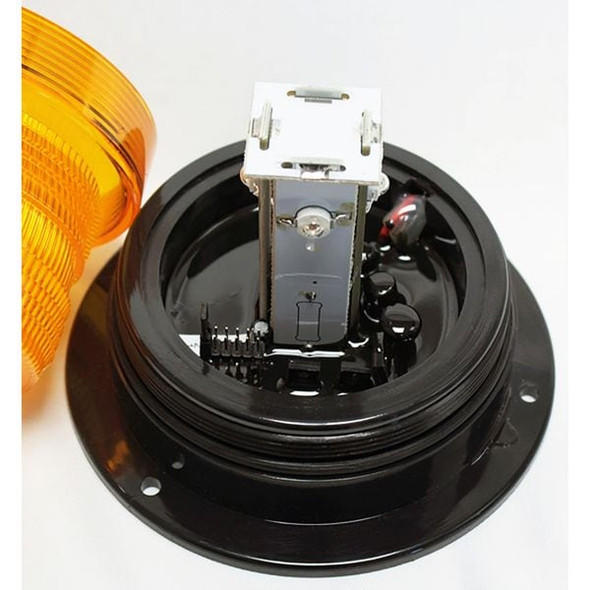 Railhead Gear Warning Strobe,Amber,LED,12 to 90VDC M7600-LED A