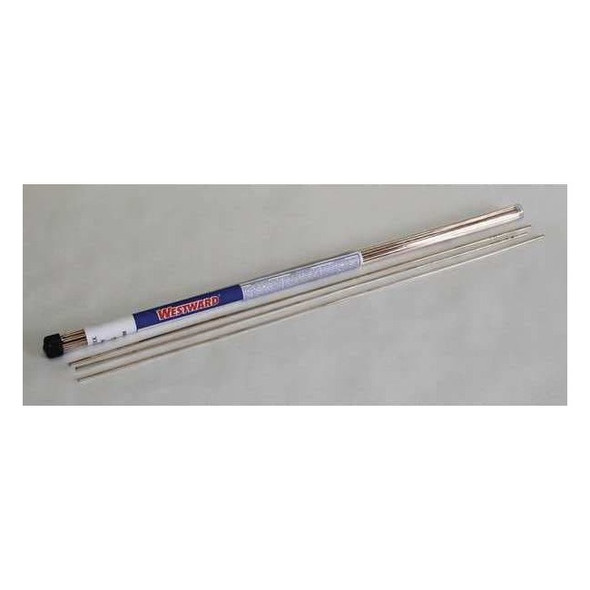 Westward 20" Brazing Filler Metals 1/8" x 0.050 Dia., AWS A5.8, PK28 30AC74