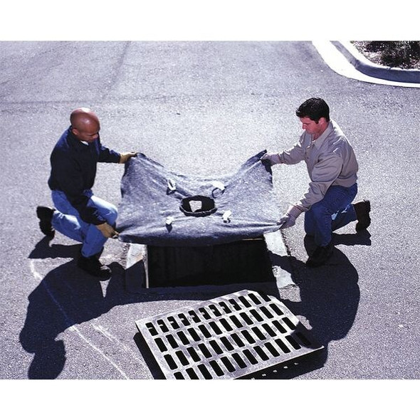 Ultratech Catch Basin Insert,Gray,4" H,15" L 9378