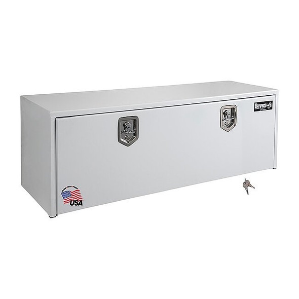 Buyers Products 18x18x60 Inch White Steel Underbody Truck Box 1702415
