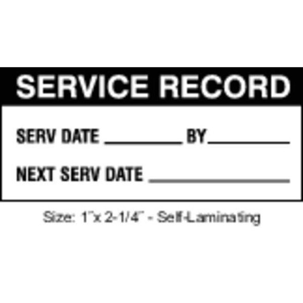 Stranco Inspection Label, ENG, Maintenance, PK225, TCSL3-20901 TCSL3-20901