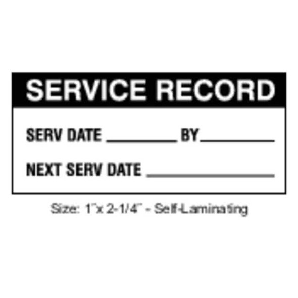 Stranco Inspection Label, ENG, Maintenance, PK225, TCSL3-20901 TCSL3-20901