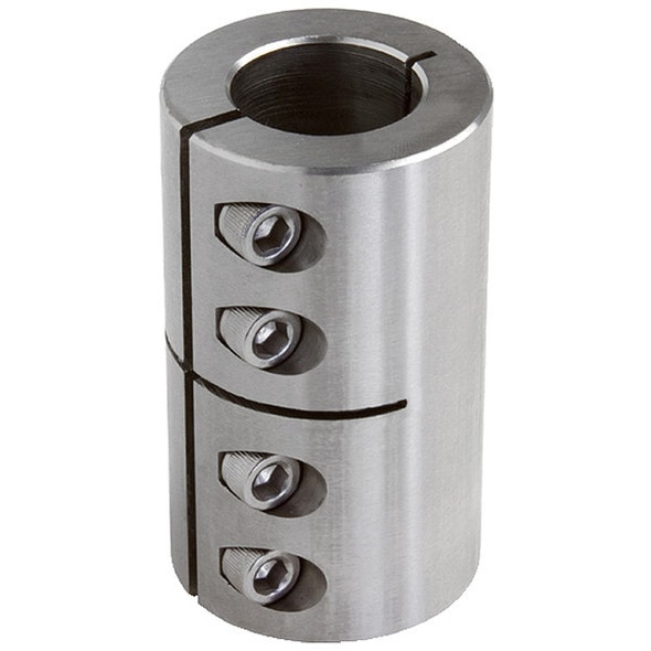 Climax Metal Products Rigid Shaft Coupling,Clamp,1-9/16" L ISCC-062-062-S