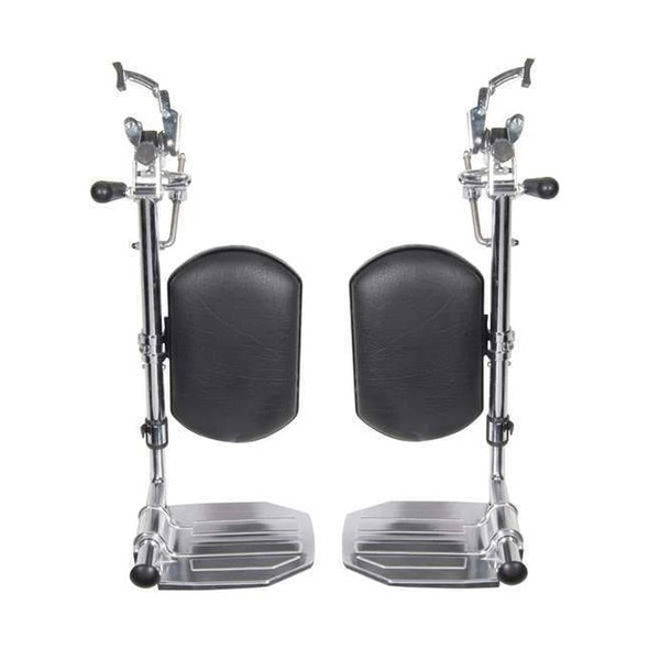 Alco Elevating Leg Rest,Black Calf Pad,PR 83223