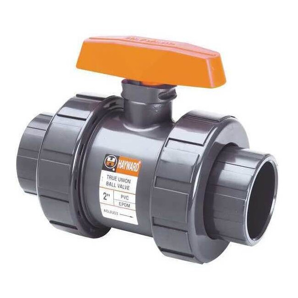 Ball Valve, True Union, 1/2", CPVC/FPM, Full Port, S/T