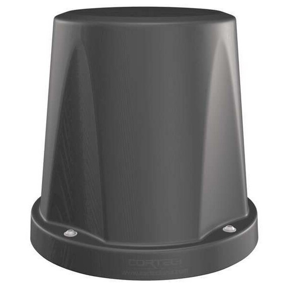 Cortech Floor Mounted Stool, Polyethylene Black 7901BK