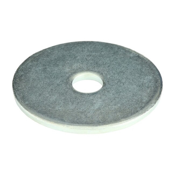Fender Washer, For Screw Size 3/8" ,Steel Zinc Plated Finish, 100 PK
