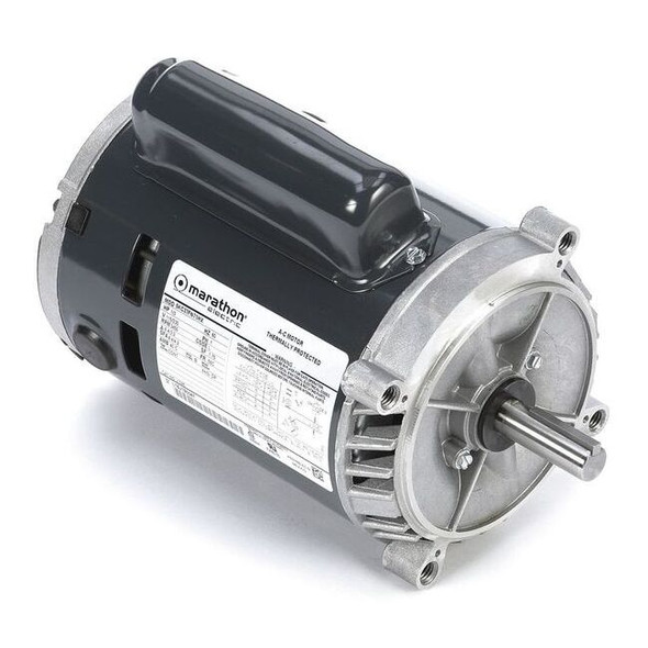 Leeson Jet Pump Motor, Capacitor-Start, 1/3hp 5KC37FN71X
