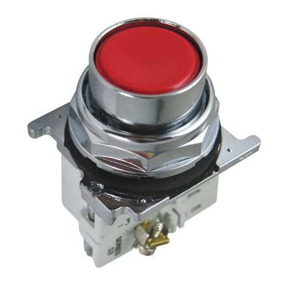 Eaton FlushPushButtnOp,NonIllum,Red,1NO/1NC 10250T30R
