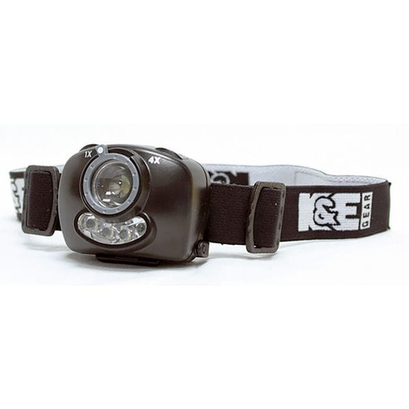 Railhead Gear K&E GEAR 140 Lumens, LED Black Headlamp KE-FC115