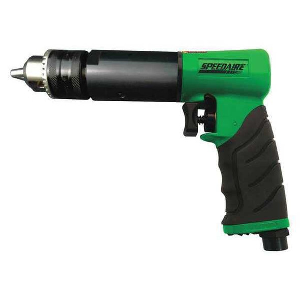 Speedaire Drill,Air-Powered,Pistol Grip,1/2 in 48MA03