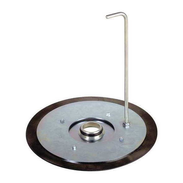 Cox Follower Plate,5 gal,Metal 7F1016 Cox Follower Plate,5 gal,Metal 7F1016