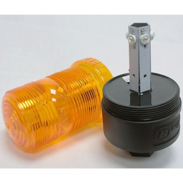 Railhead Gear Warning Strobe,Amber,LED,120VAC M490-LED A