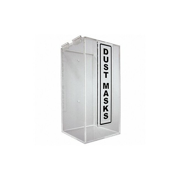 Manufacturer Varies Dust Mask Dispenser, Acrylic, 12-3/8in H 23Z425