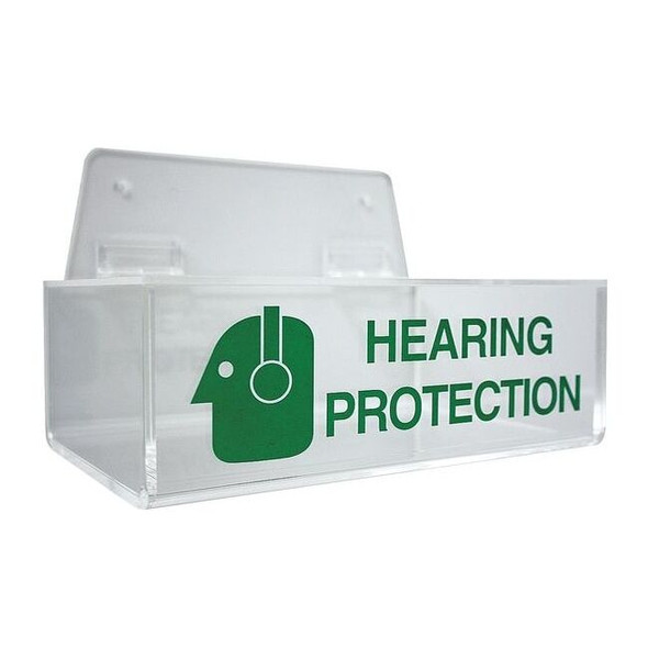 Reusable Ear Plugs with Dispenser, Table Top, Wall Mount, Capacity: 100 Pairs