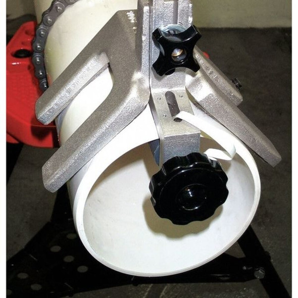 Wheeler-Rex Plastic Beveler,1-1-2 to 12 in Cap,Alum 9015