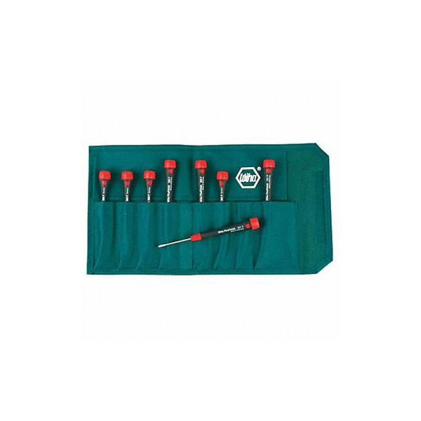 Wiha Precision Screwdriver Set,Sl/Ph,8 pcs 26193