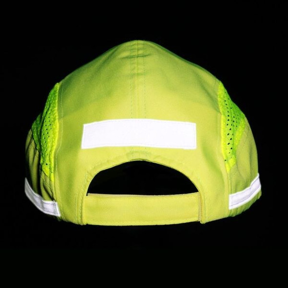 Bump Cap, Short Brim Baseball, Inner ABS Polymer, Outer Nylon, Hook-and-Loop Suspension, Yellow