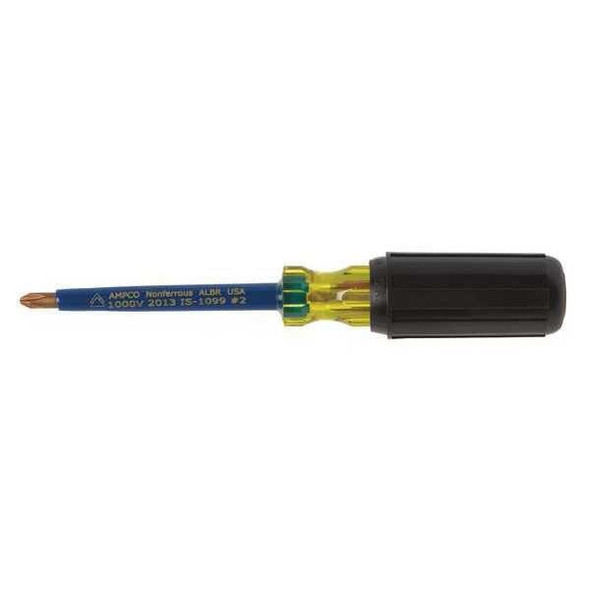Ampco Safety Tools Insltd NonSpark Phlp Screwdriver, #2 IS-1099